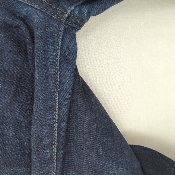 Paige Hoxton Dark Wash High Rise Slim Straight Jean Size 29 - Picture 4 of 8